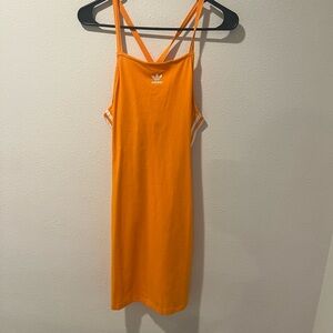 NWT Adidas Bright Orange Strappy Dress